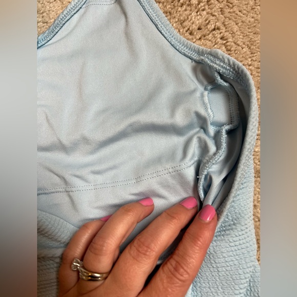 Old Navy Pucker One-piece in Blue Tranquility, size large - Picture 5 of 5